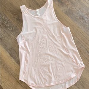 Blush pink Lululemon tank size 6